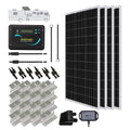 400W 12V Monocrystalline Solar Panel Kit with 30A PWM Charge Controller Z420604