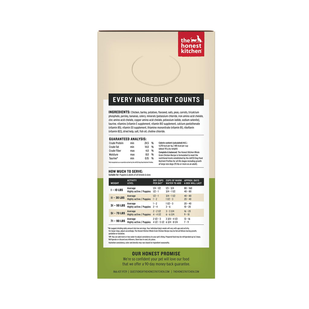 Whole Grain Chicken Recipe Dehydrated Dog Food 10 lb K44684