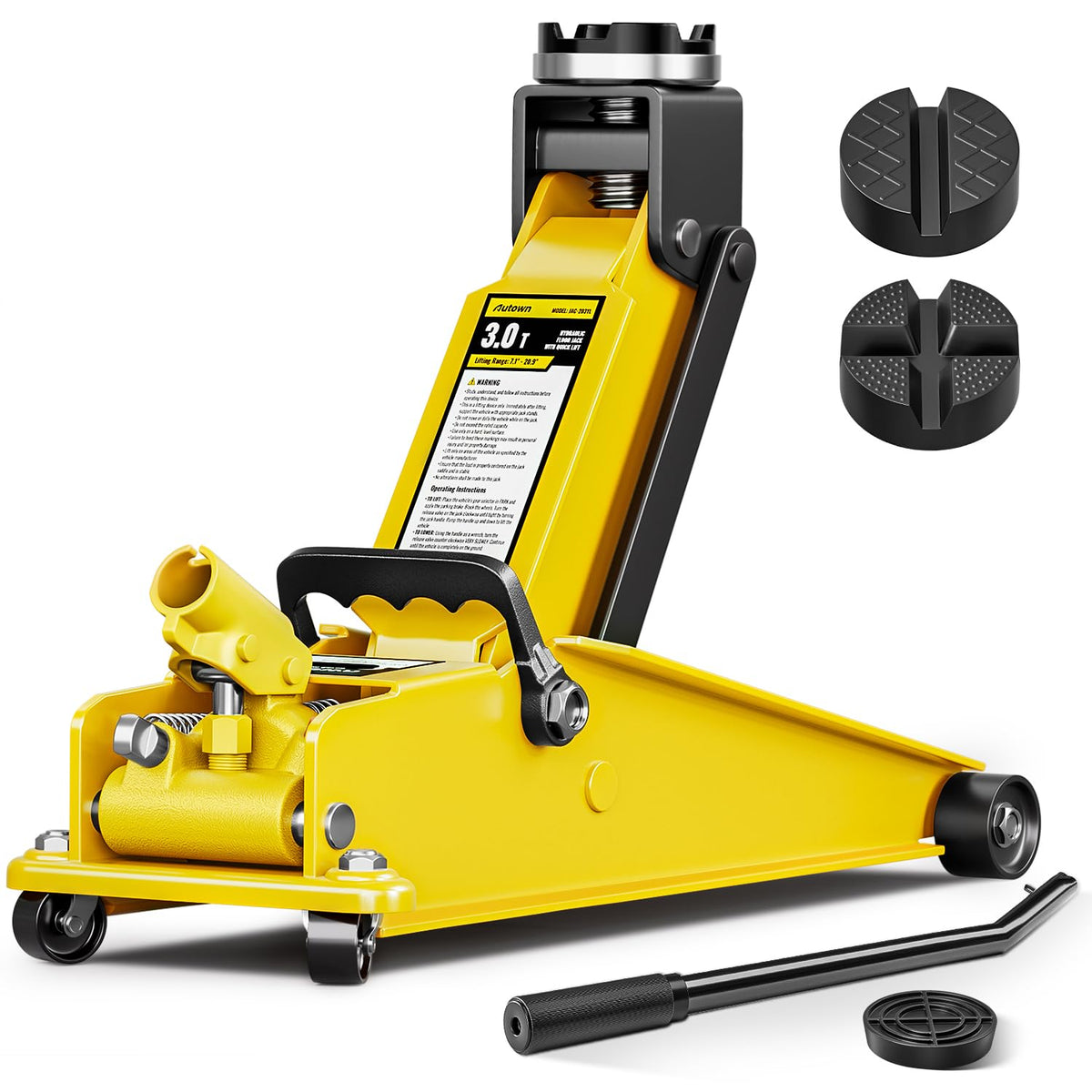 Heavy Duty 3 Ton Hydraulic Floor Jack V1447