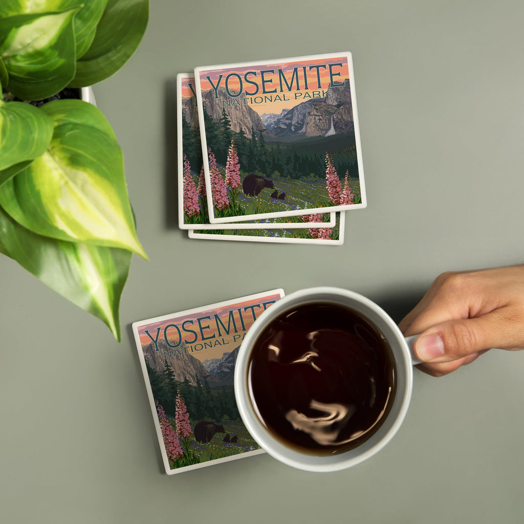 Yosemite National Park Ceramic Coasters Set of 4 N832233