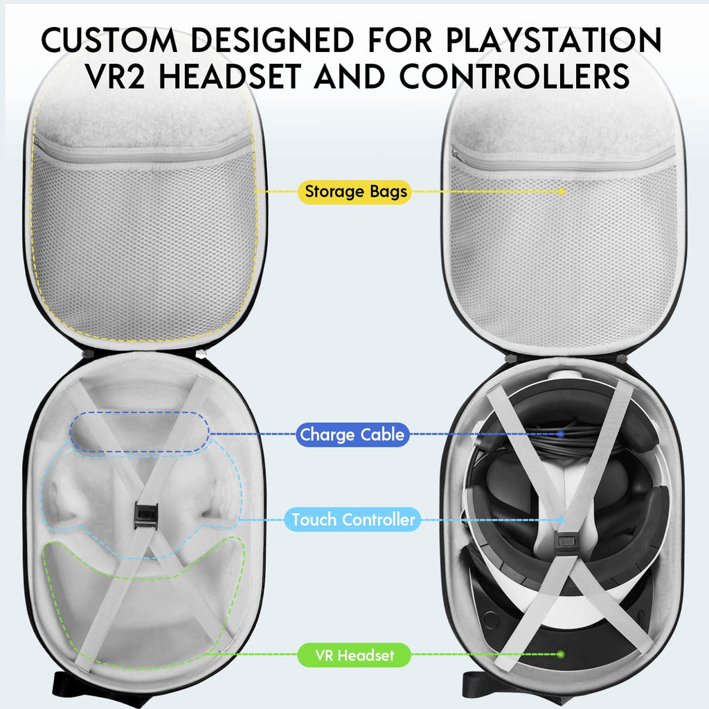 Hard Carrying Case for Gaming Headset and Touch Controllers N434006