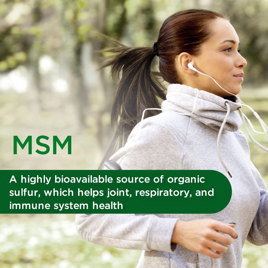 MSM 1000mg 200 Vegetable Capsules C9316