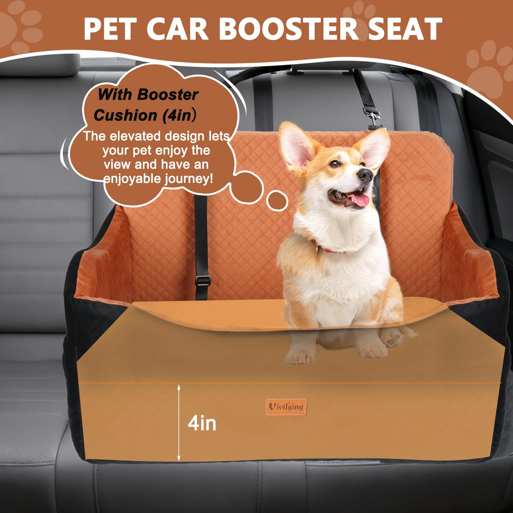 Large Dog Car Seat with 4 in Cushion G192