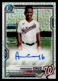 Autographed Mojo Refractor Baseball Trading Card Y22262