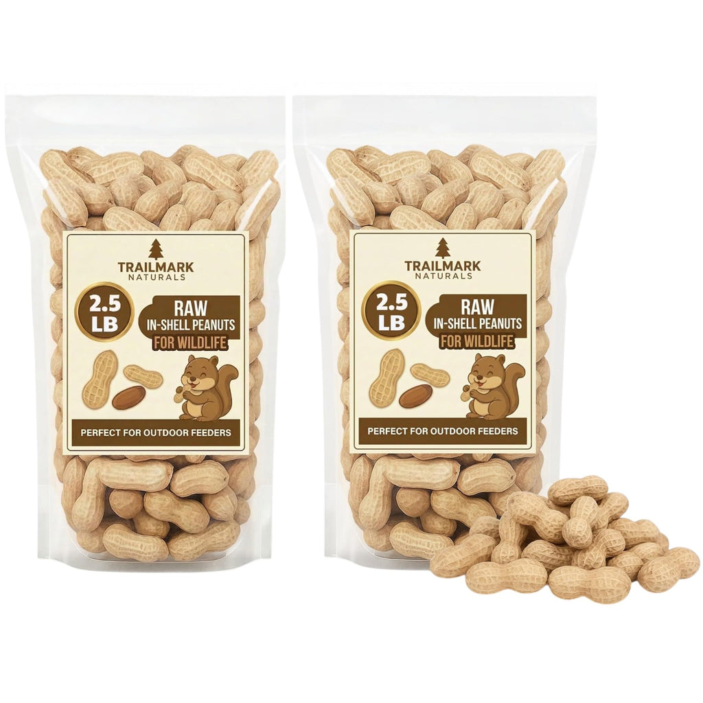 Raw Peanuts for Squirrels and Birds, 5 Pounds Total U45353
