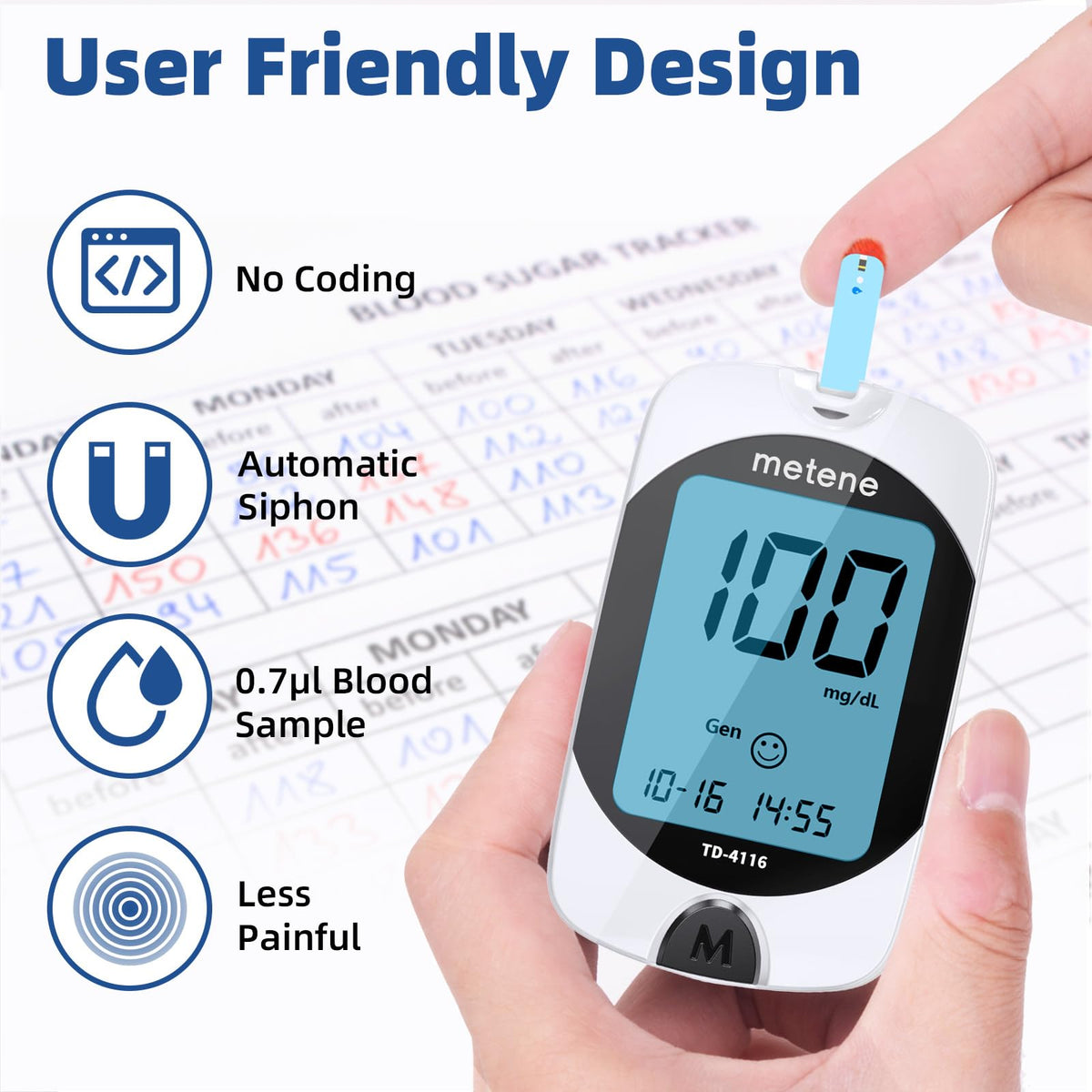 Blood Glucose Test Strips, 100 Count I693