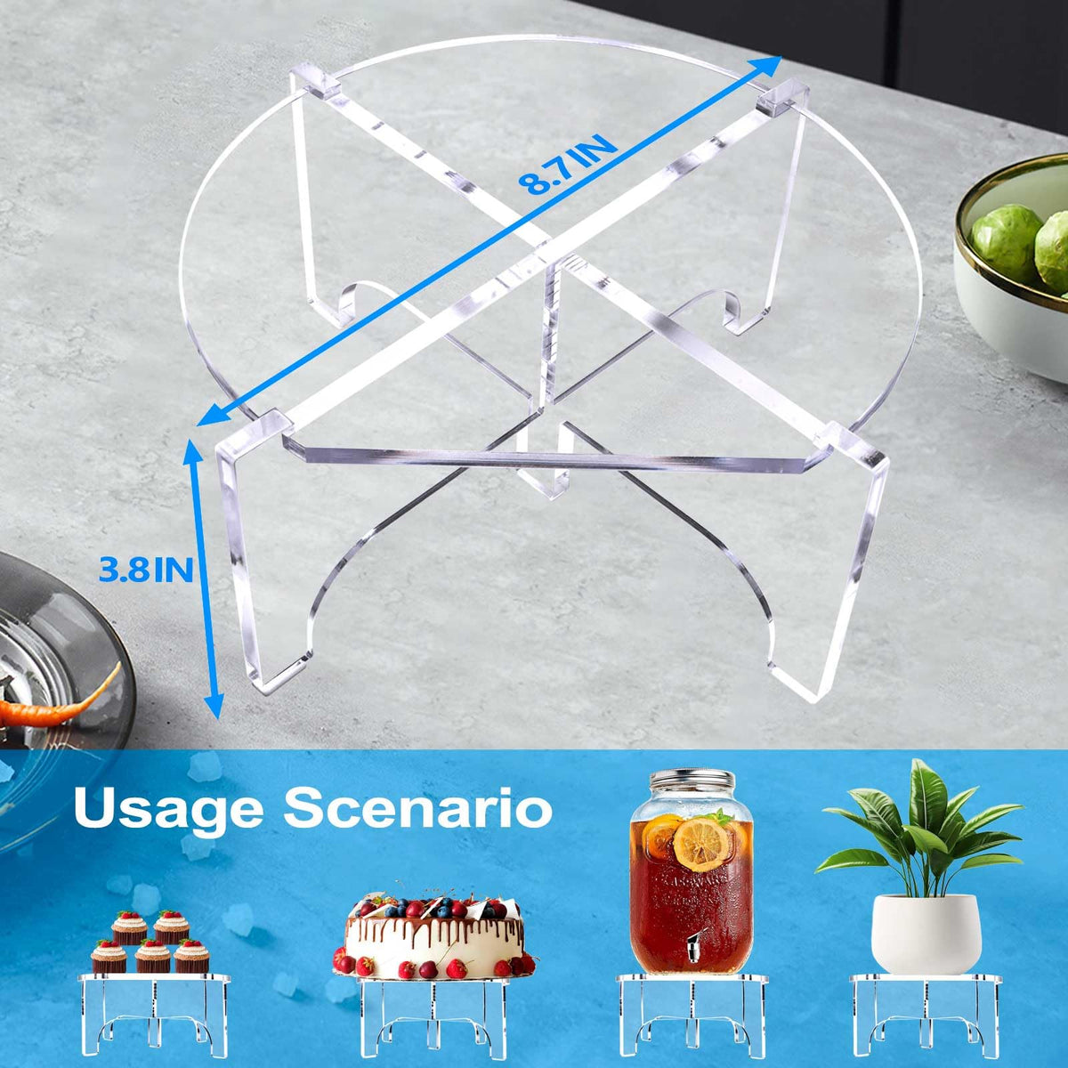 Acrylic Beverage Dispenser Stand T324104