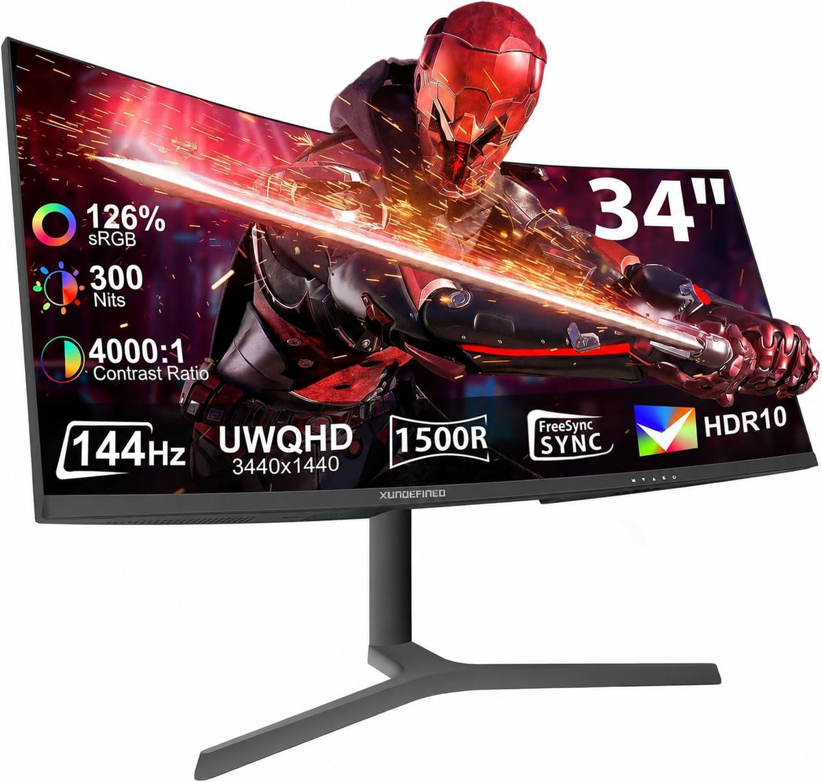 34 Inch Curved Ultrawide Gaming Monitor 180Hz UWQHD G8832