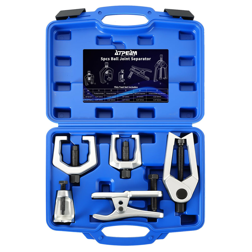 5pcs Ball Joint Separator Pitman Arm Puller Tie Rod End Tool Set B3608