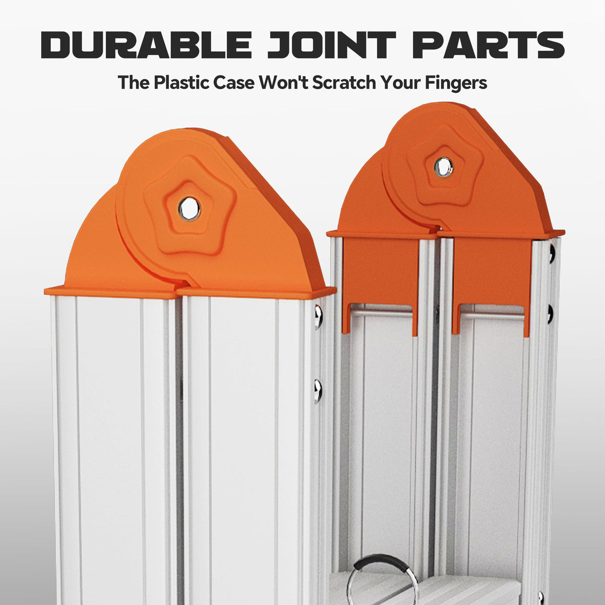 Aluminum Foldable 5-Step Ladder with Wide Anti-Slip Pedal Y277472