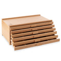 6 Drawer Wooden Artist Storage Box E152