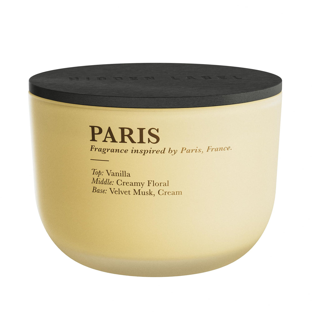 Vanilla Cream Scented Candle, 16 oz, 3-Wick Soy Wax S557183