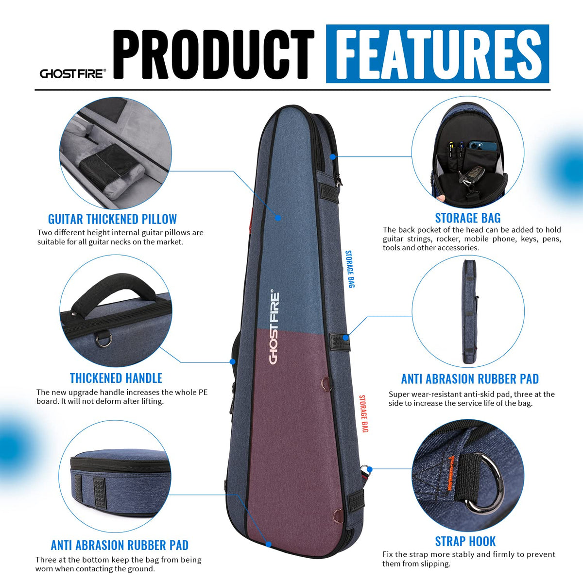 Blue Guitar Gig Bag L4155