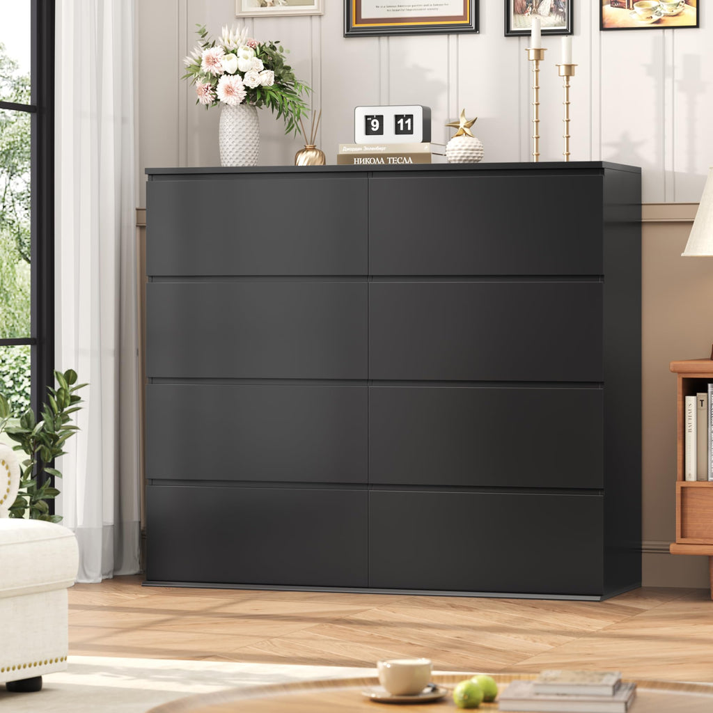 Black 8 Drawer Dresser S416578