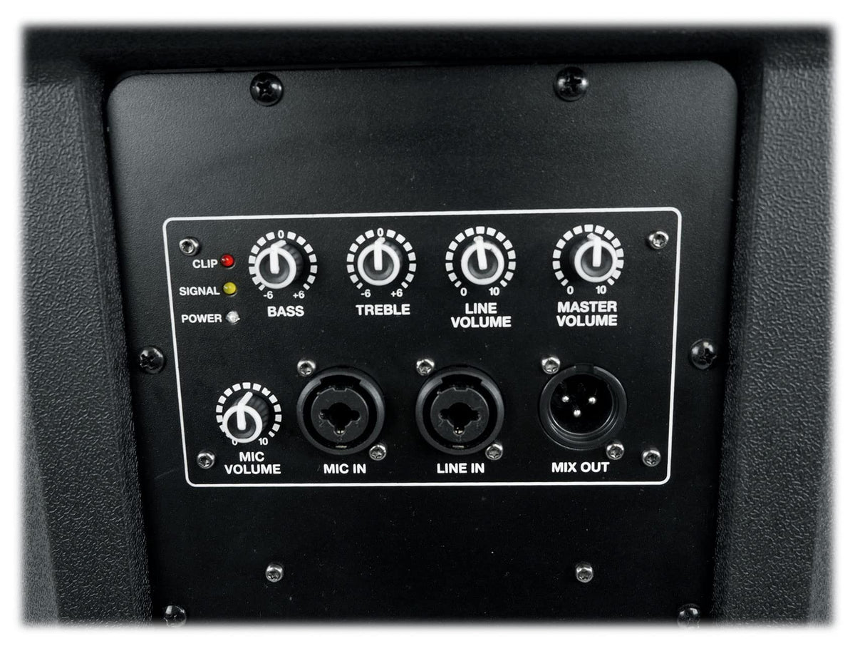 15" Active Powered Speaker with 2-Channel Mixer, 2-Pack V736336