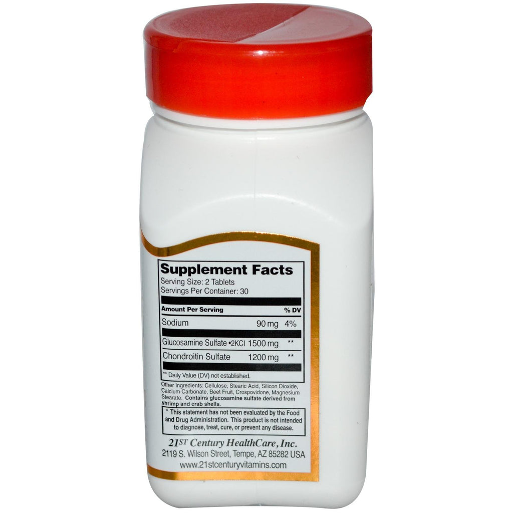 Glucosamine Chondroitin 750mg/600mg 60 Count N26260