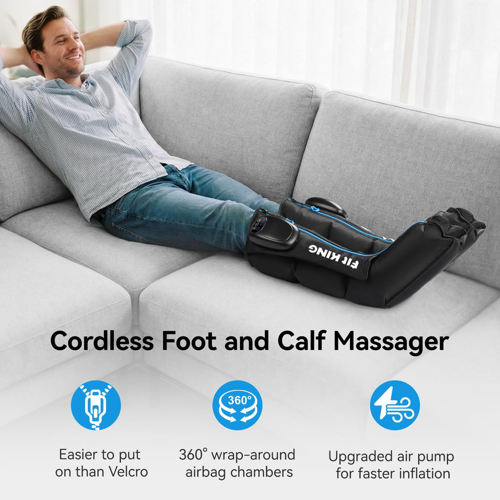 Cordless Foot and Calf Massage Boots V714