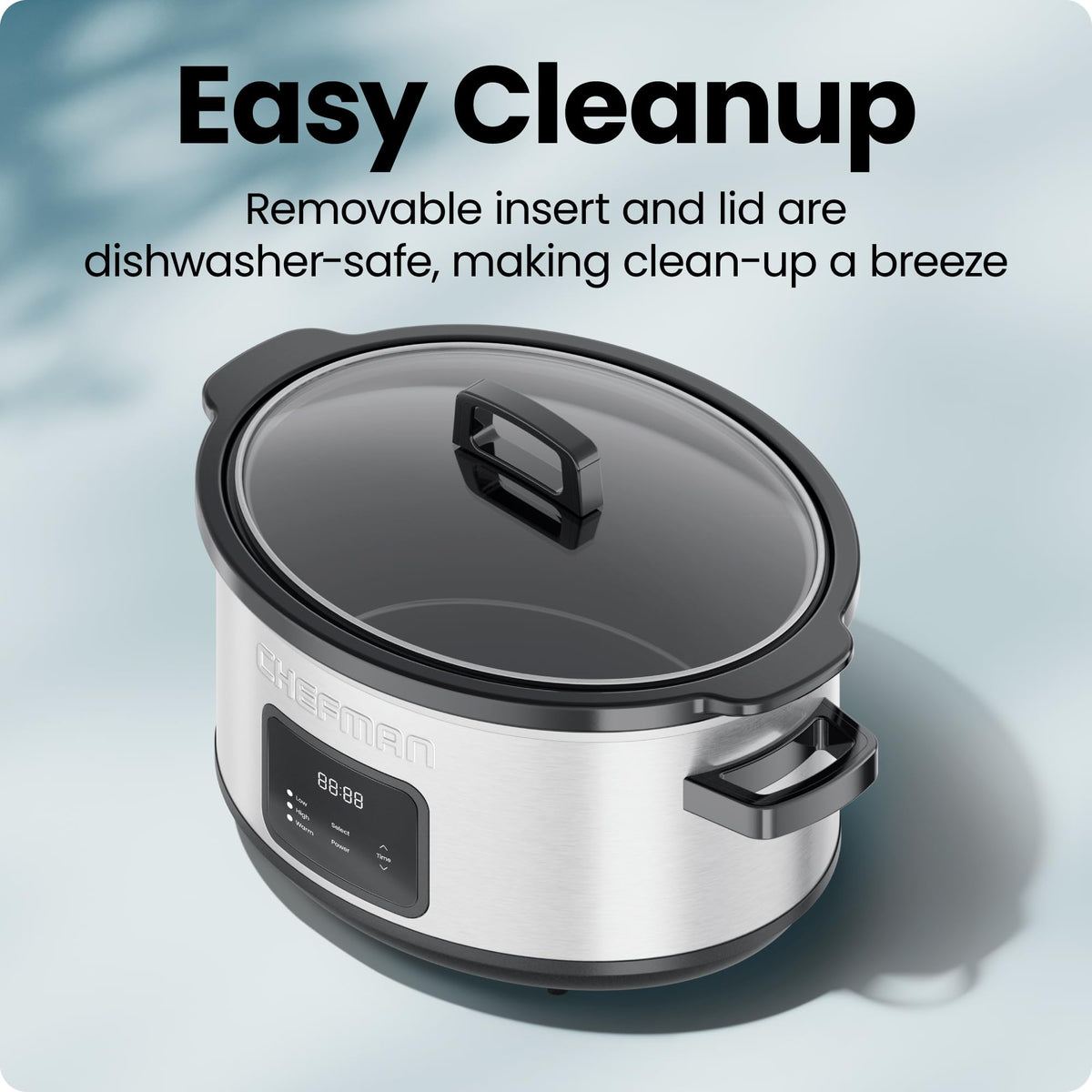 7 Quart Programmable Digital Slow Cooker with Ceramic Crock S119881