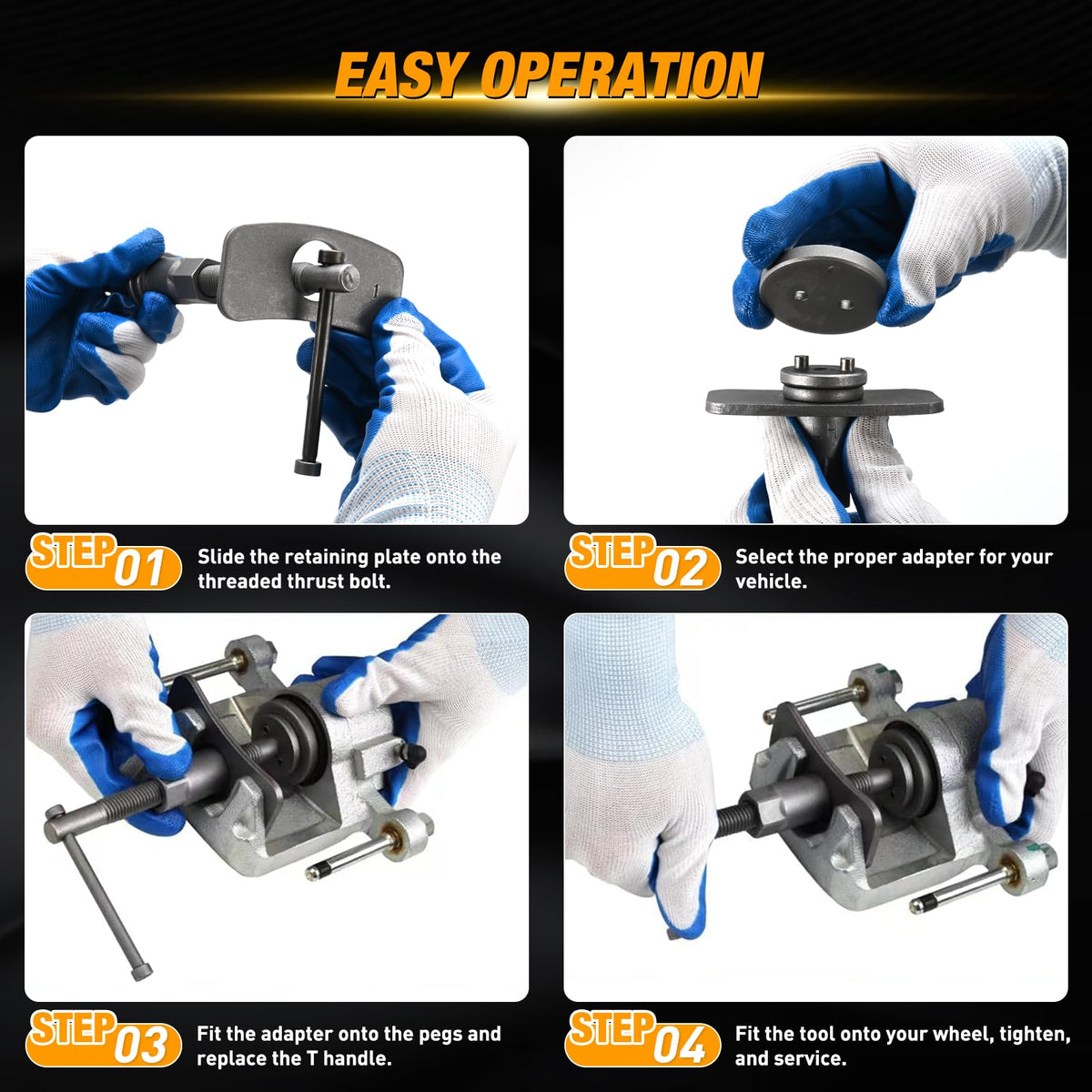 22pc Disc Brake Caliper Compression Tool Set L6176