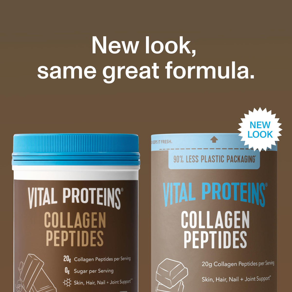 Collagen Peptides Powder, Chocolate, 13.5oz V2241