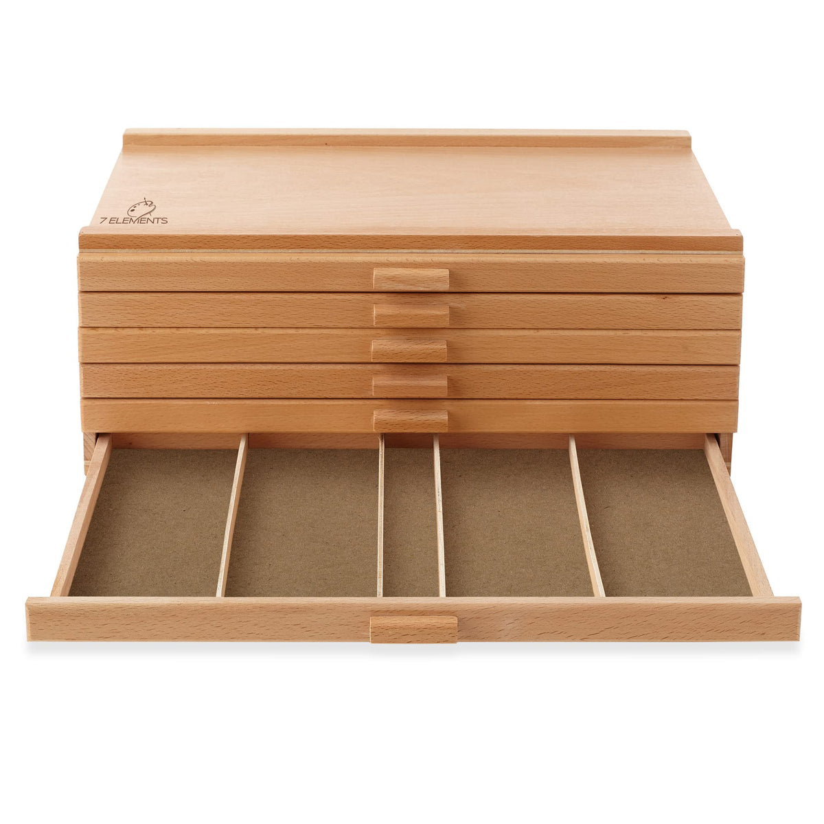 6 Drawer Wooden Artist Storage Box E152