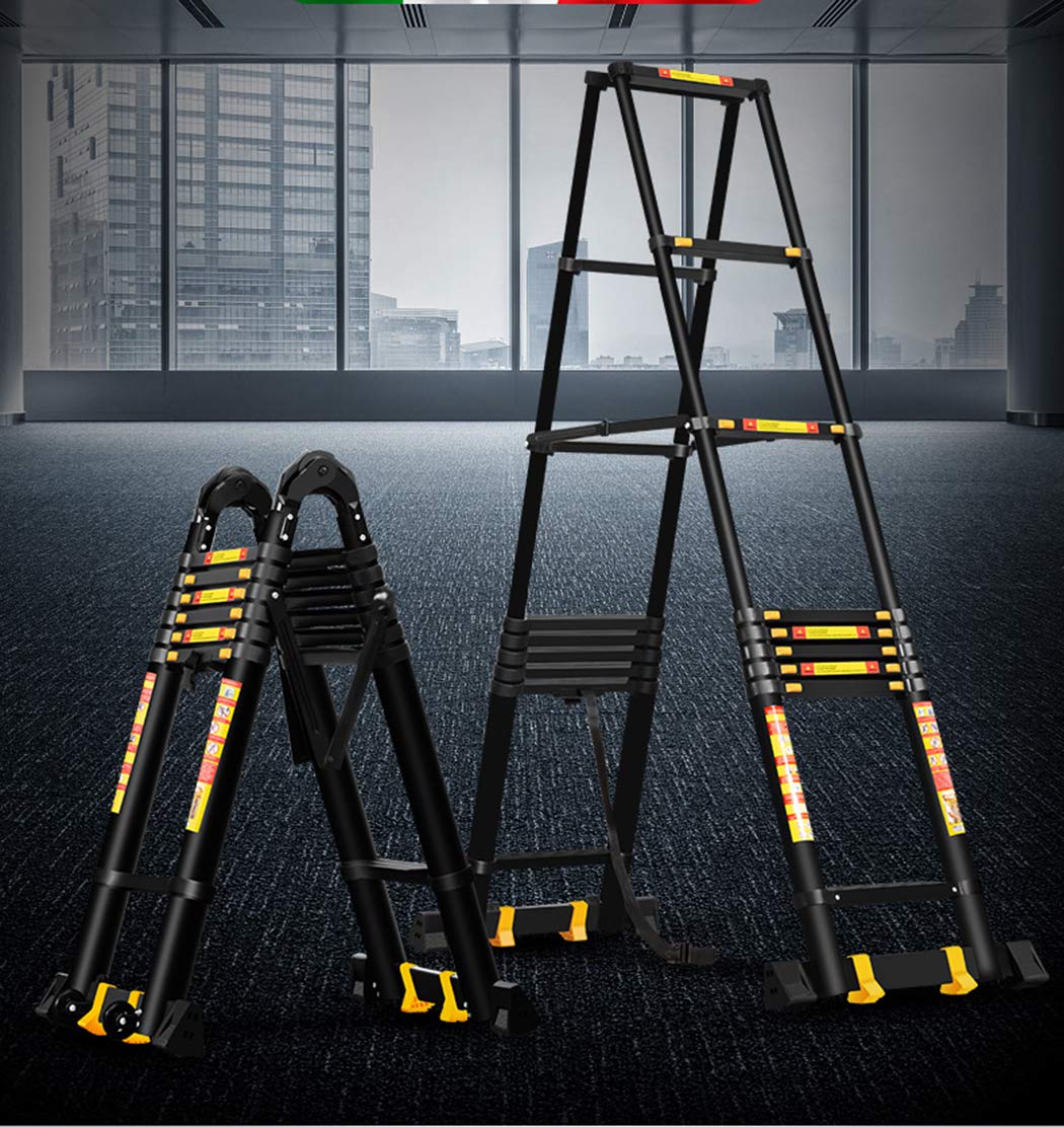 Telescoping Aluminum Ladder 330 Pound A9004