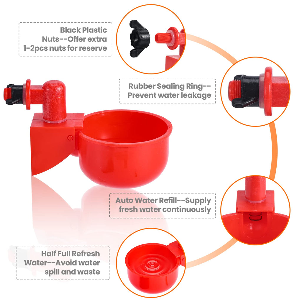 24 Pack Automatic Chicken Waterer Z546