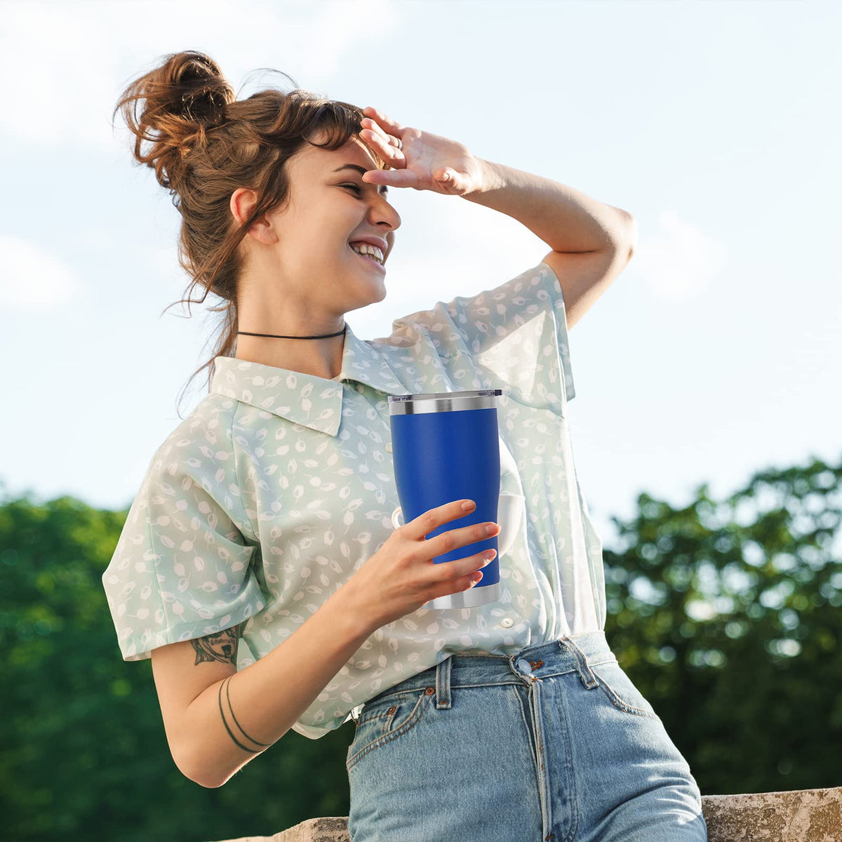 20oz Stainless Steel Insulated Tumbler W32052