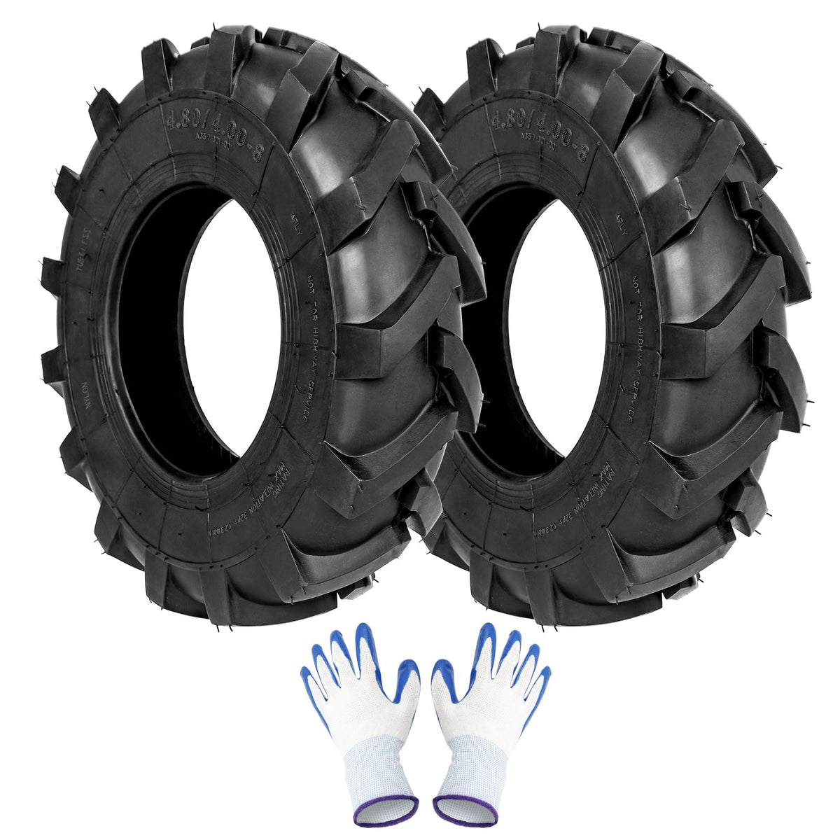 4.80/4.00-8 Tubeless Turf Tires Set of 2 P5561