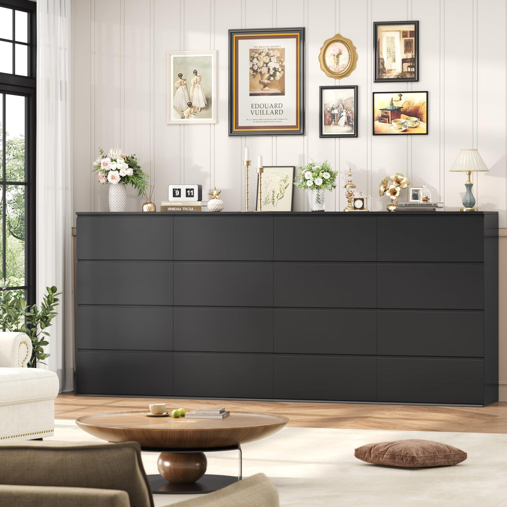 Black 8 Drawer Dresser S416578