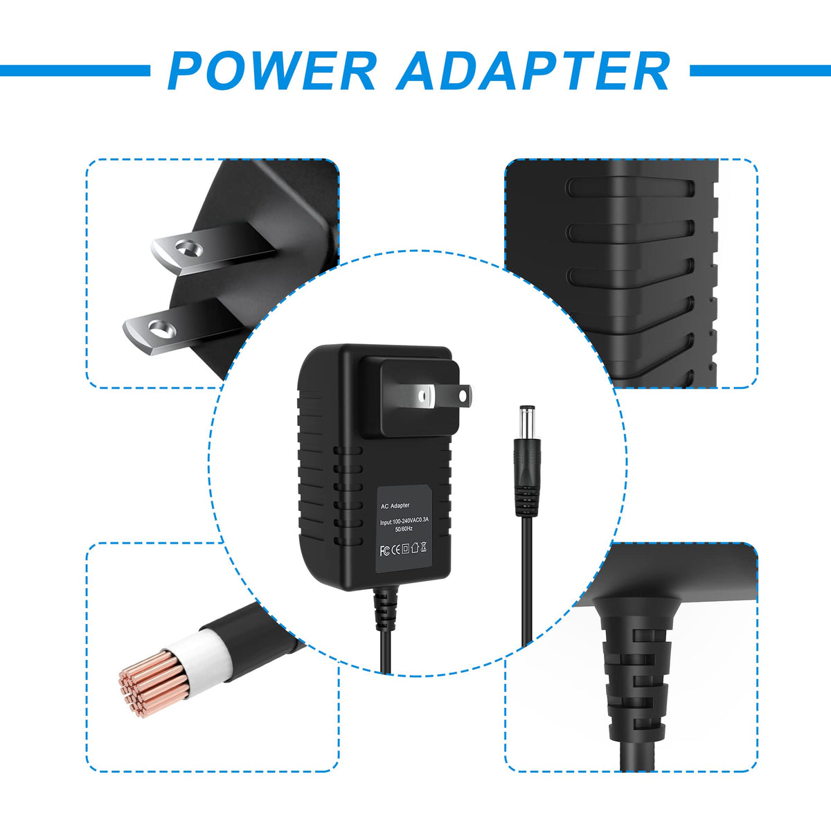 AC/DC Adapter 12V Battery Charger Y84183