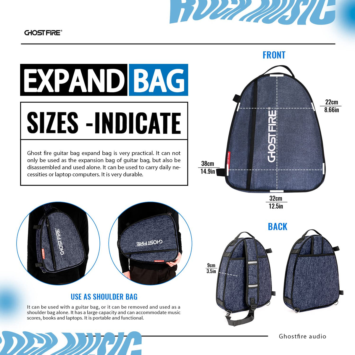 Blue Guitar Gig Bag L4155