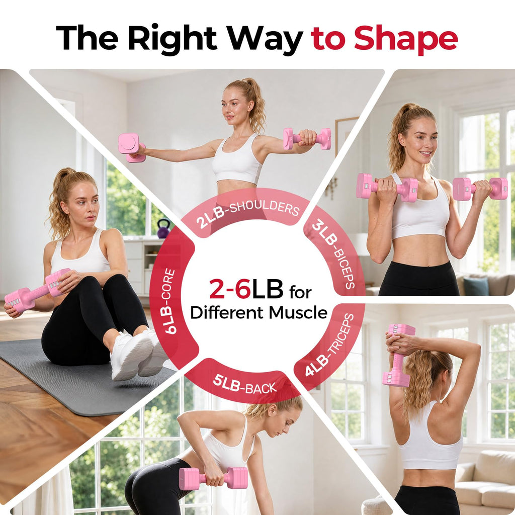 5-in-1 Adjustable Dumbbell Set R614