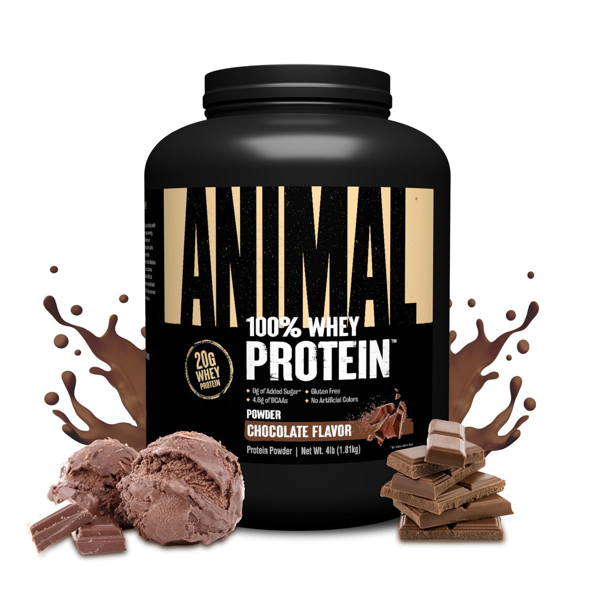 100% Whey Protein Powder Chocolate 4LB D685