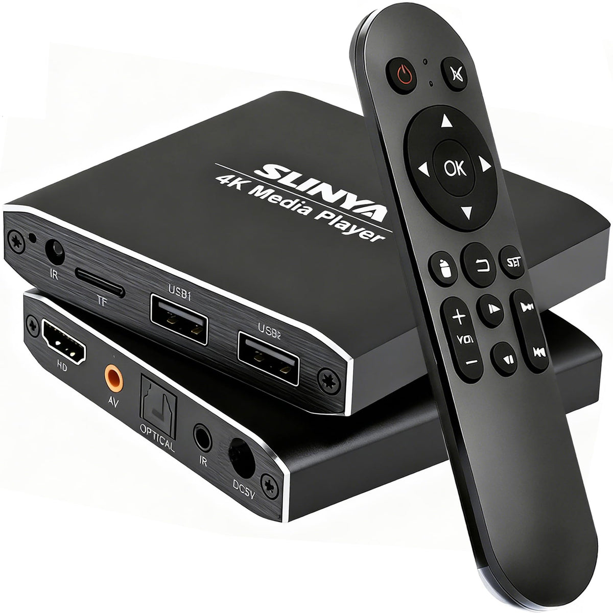 4K Ultra HD Digital Media Player with Remote Control C1790
