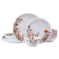 12 Piece Floral Bone China Dinnerware Set P942859