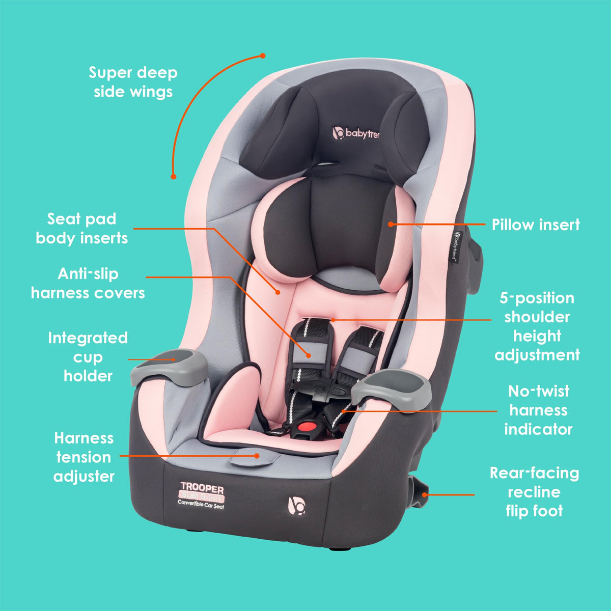 3-in-1 Convertible Car Seat V532
