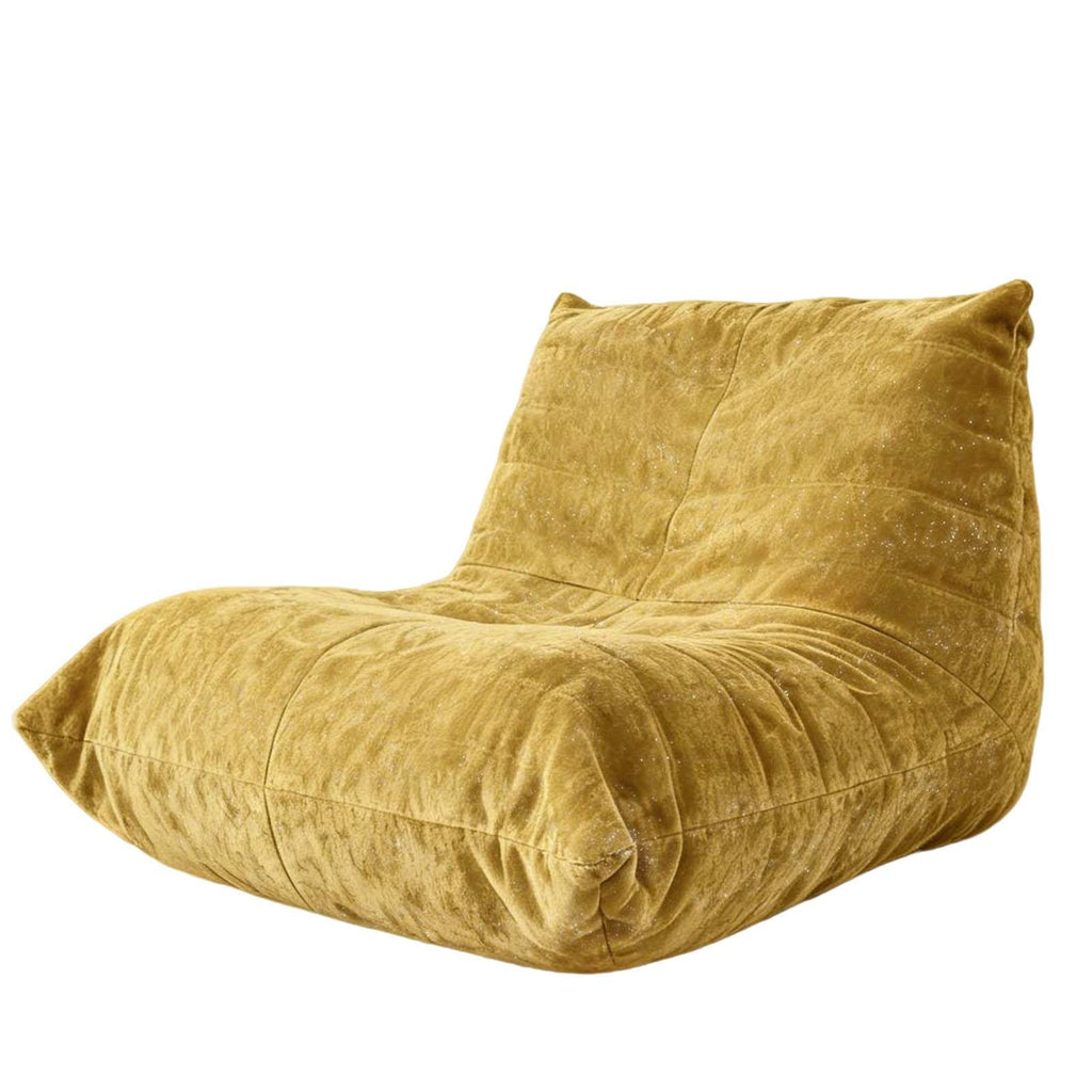 Yellow Memory Foam Bean Bag Chair E185513
