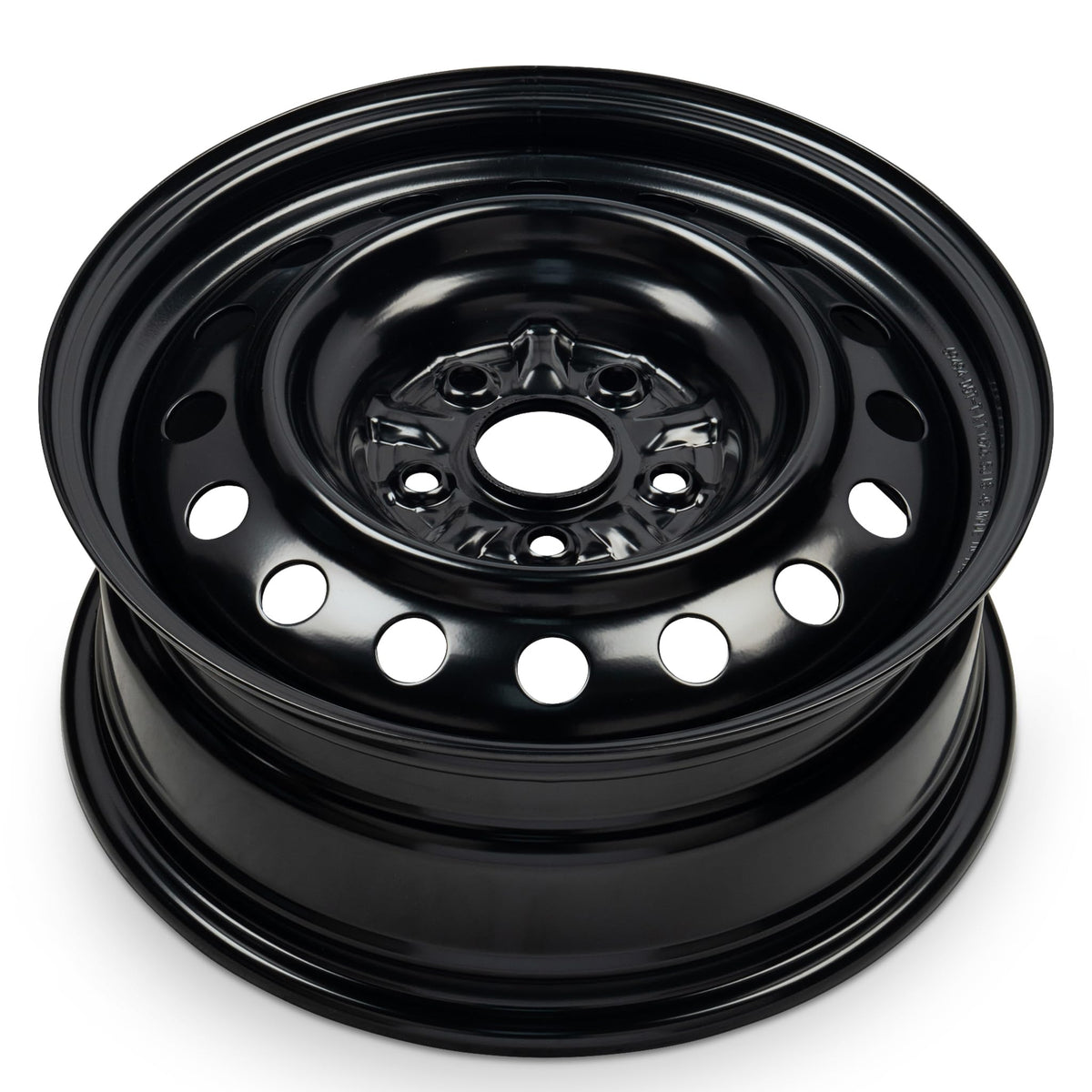 16 Inch Black Steel Rim Car Wheel M5528