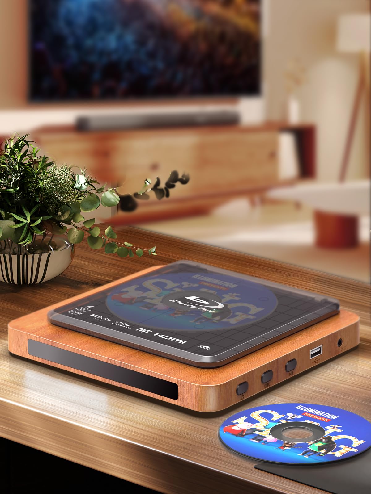 Blu-ray Player with HDMI/AV Cables & Remote Y1016