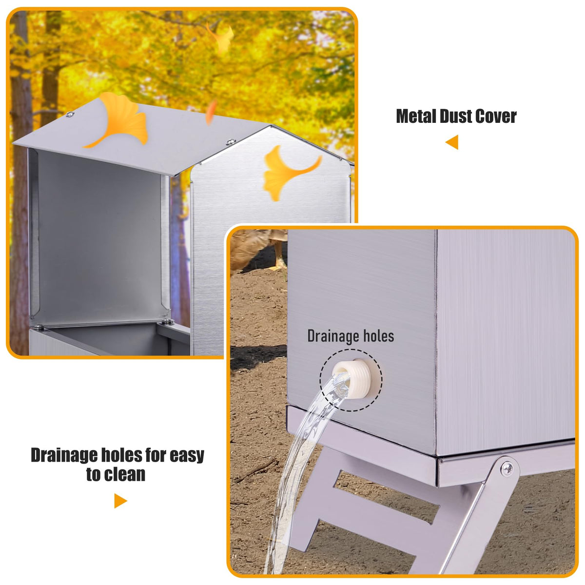 Stainless Steel Automatic Chicken Waterer E719