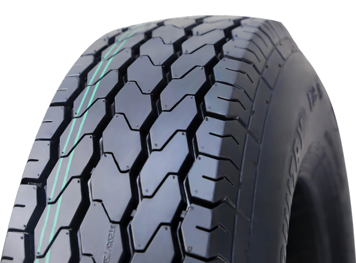 Trailer Tire Wheel ST205/75D15 6PR 101L 5X4.5 White Spoke Rim H996241