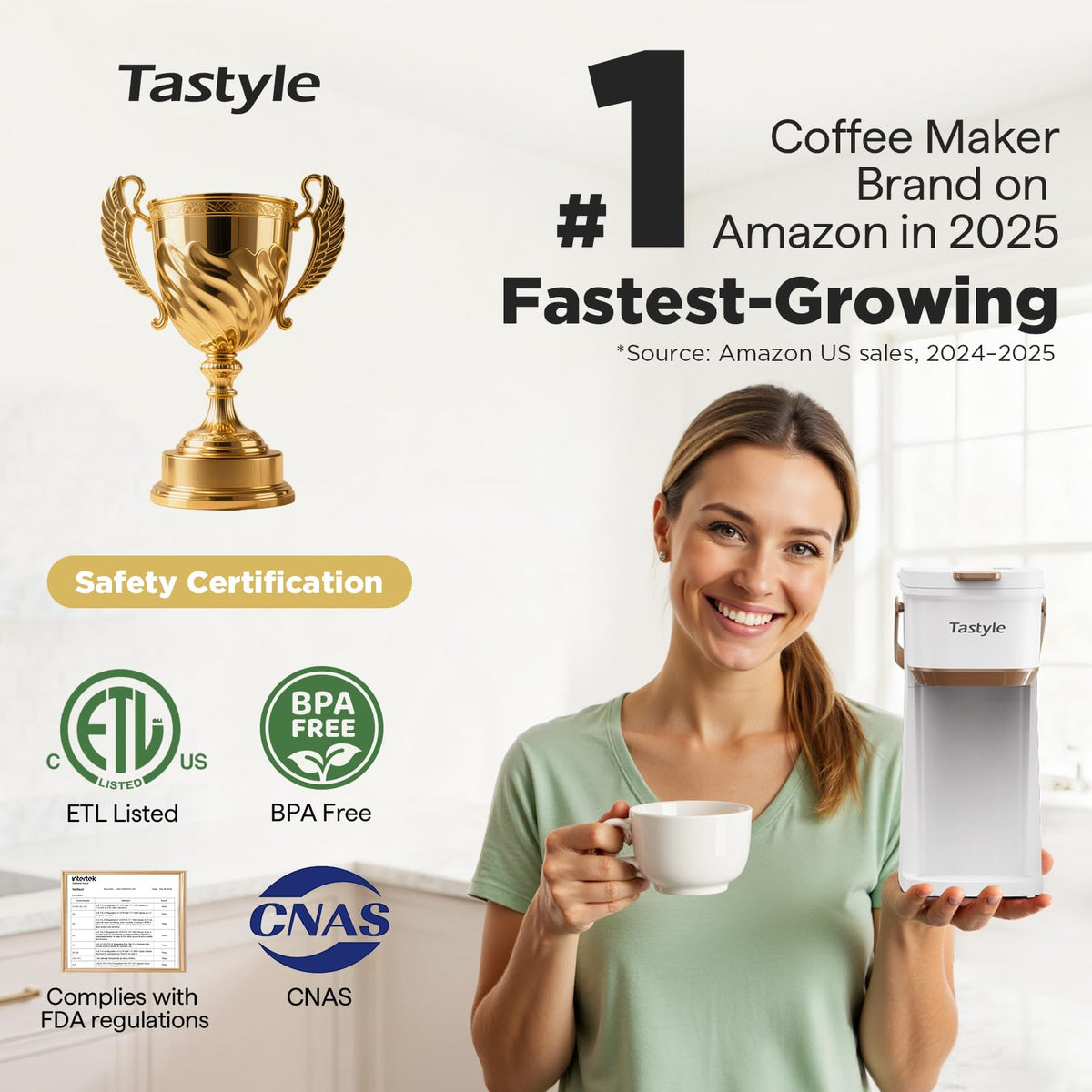 Mini Single Serve Coffee Maker with Handle H737931