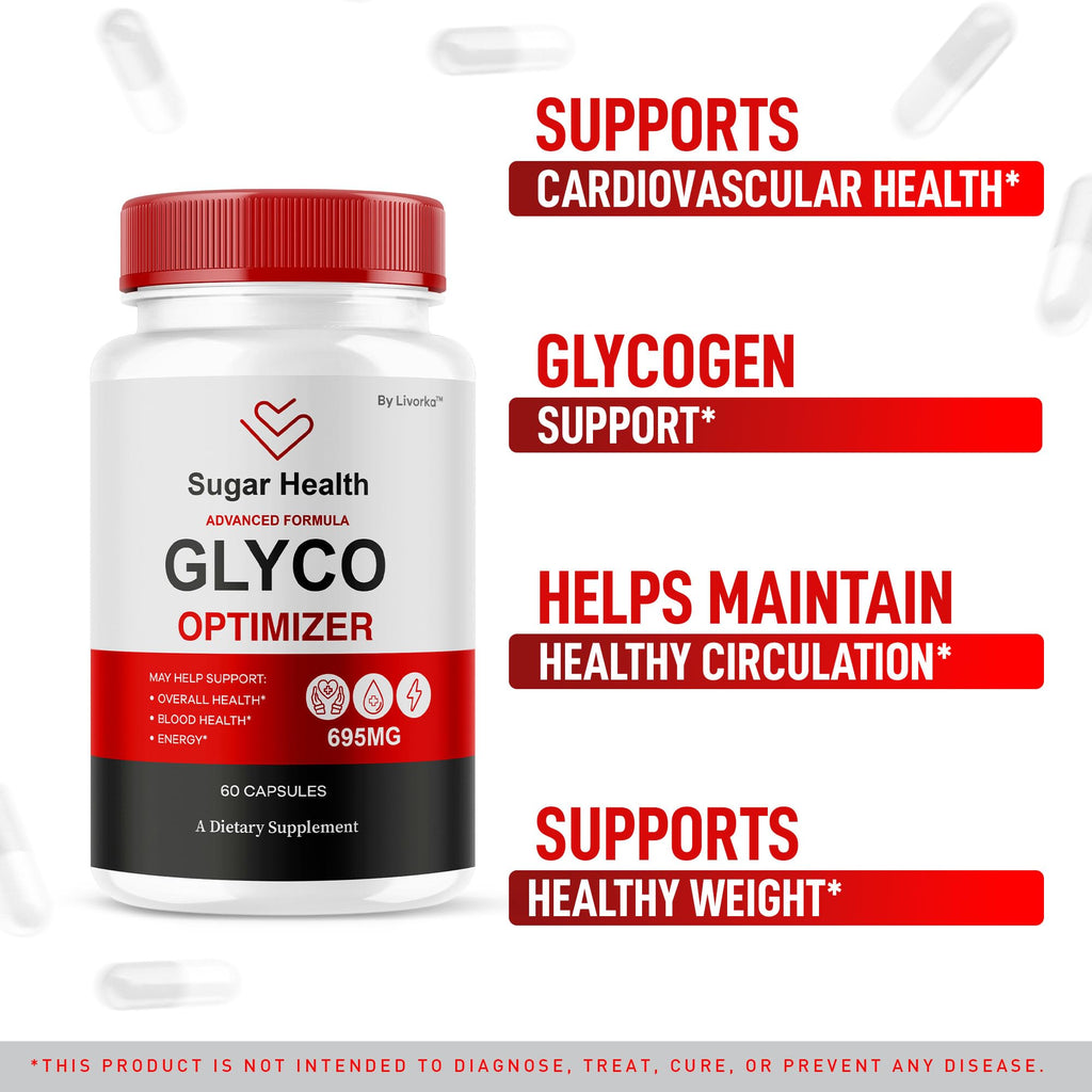 All Natural Glyco Support Supplement Pills, 60 Capsules T780926