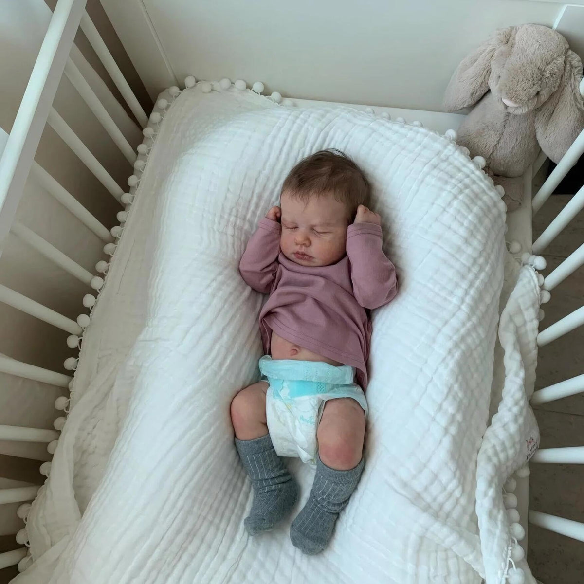 20 Inch Realistic Silicone Reborn Baby Doll Boy with Rooted Hair A7579