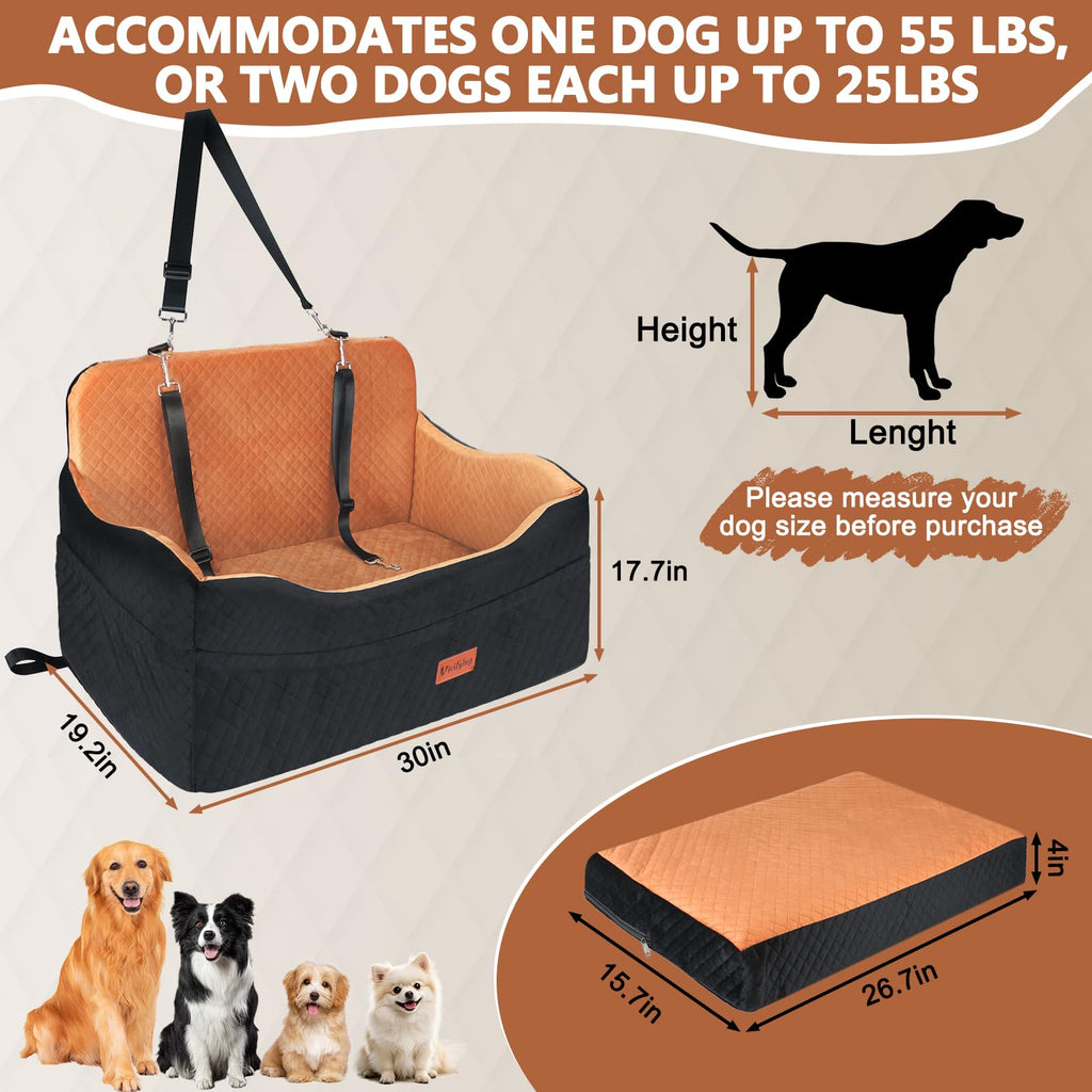 Large Dog Car Seat with 4 in Cushion G192