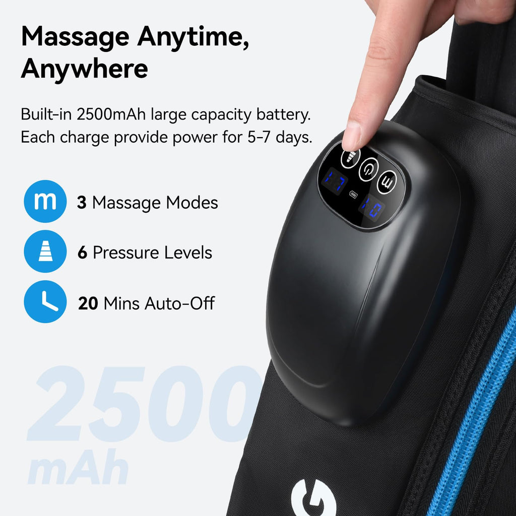 Cordless Foot and Calf Massage Boots V714