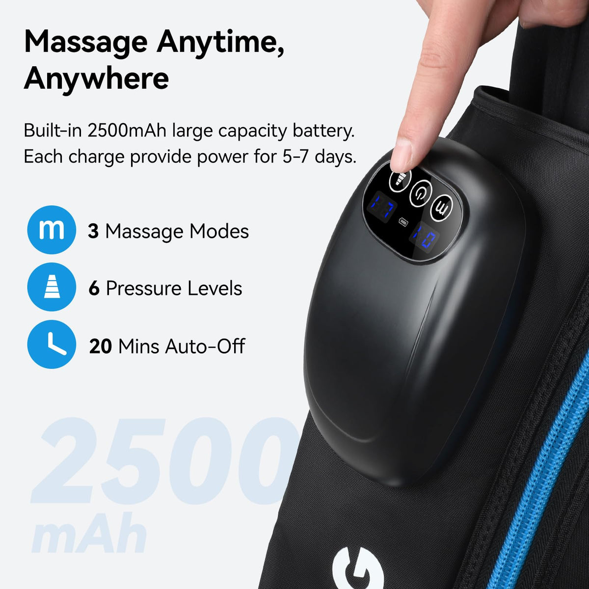 Cordless Foot and Calf Massage Boots V714
