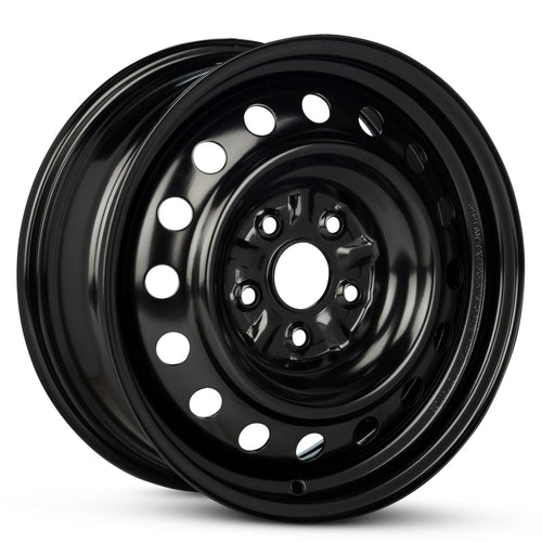16 Inch Black Steel Rim Car Wheel M5528