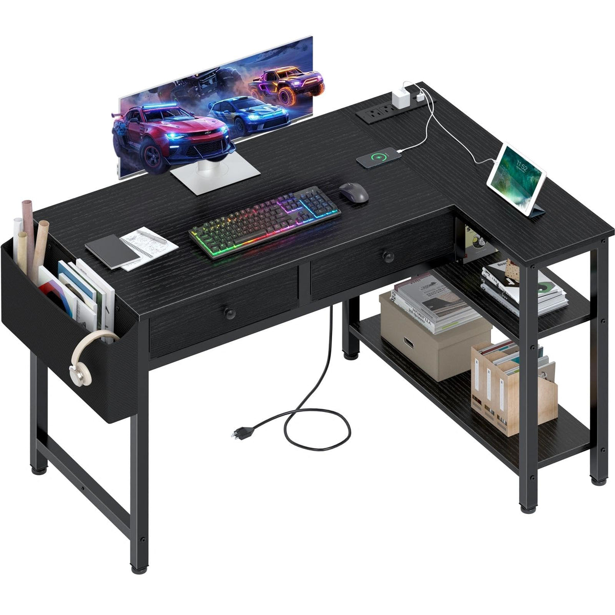 Black Corner Desk F628970